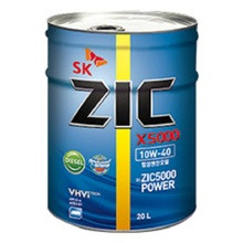 Масло мотор. 10W40 ZIC X5000 API CI-4/SL ACEA E7 (E5,E3) (полусинт.) 20 л. металл Масло мотор. 10W40 ZIC X5000 API CI-4/SL ACEA E7 (E5,E3) (полусинт.) 20 л. металл