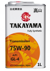Масло трансмиссионное "TAKAYAMA SAE 75W90 API GL-4" 1л (1*12) металл Масло трансмиссионное "TAKAYAMA SAE 75W90 API GL-4" 1л (1*12) металл