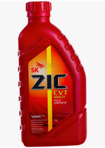 Масло трансм. ZIC CVT Multi (для вариаторов) (синт.) (1 л.) пластик 1*12 шт. Масло трансм. ZIC CVT Multi (для вариаторов) (синт.) (1 л.) пластик 1*12 шт.