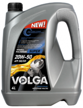 Масло мотор. 20W50 Волга-Ойл Super API SG/CD 4л (1*3шт)